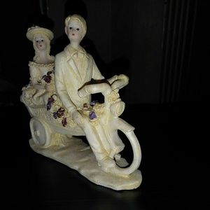 Antique Porcelain Wedding Bicycle